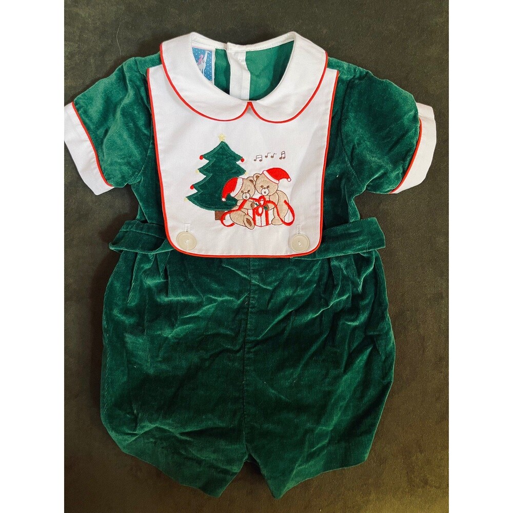 Vintage Toddle Tyke Christmas Romper